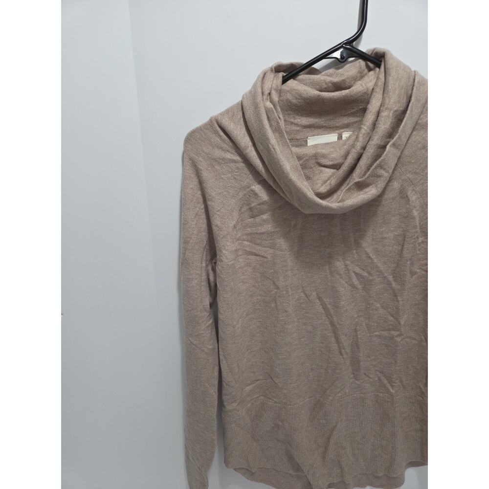 Cyrus Womens XS Turtleneck Sweater Light Brown Knit Pullover Top - Picture 3 of 9